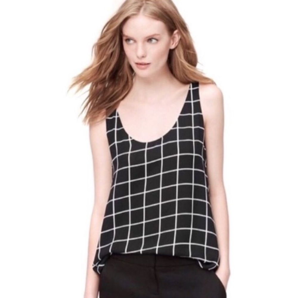 Banana Republic Square Print Top